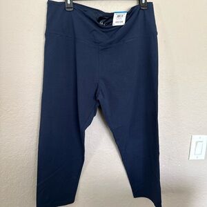 Kids Navy Blue Active Leggings